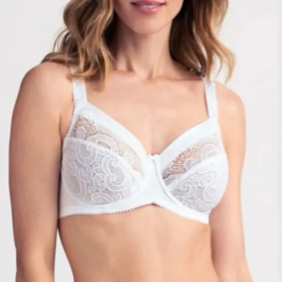 🔥Miss Mary Wonder minimizer bra Wired | 44E (DD) | White NEW!! - Picture 1 of 8